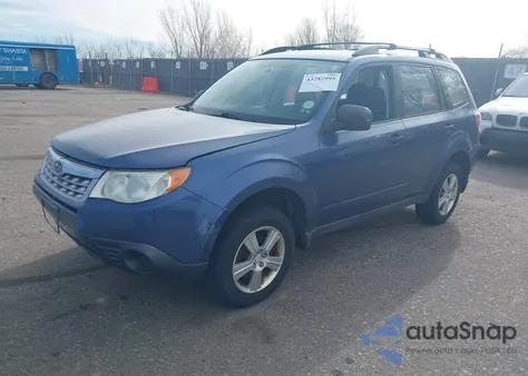 2011 Subaru Forester 2.5X from USA, damaged, VIN JF2SHBBC6BH772514